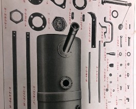 Gas/oil tank as seen in the factory sales brochure.